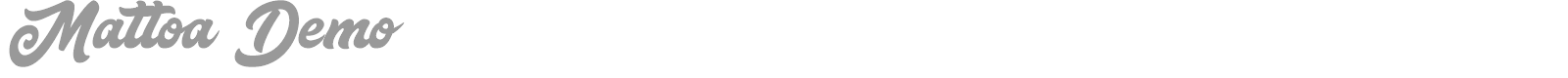 Mattoa font preview